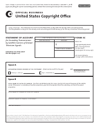 Form SC Statement of Account for Secondary Transmissions by Satellite Carriers of Distant Television Signals, Page 2