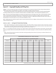 Form SC Statement of Account for Secondary Transmissions by Satellite Carriers of Distant Television Signals, Page 4