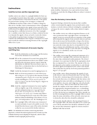 Form SC Statement of Account for Secondary Transmissions by Satellite Carriers of Distant Television Signals, Page 8