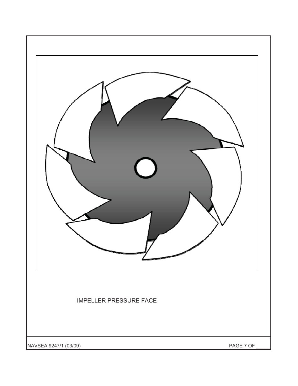 Form NAVSEA9247 / 1 Waterjet Visual Technical Inspection Report, Page 7