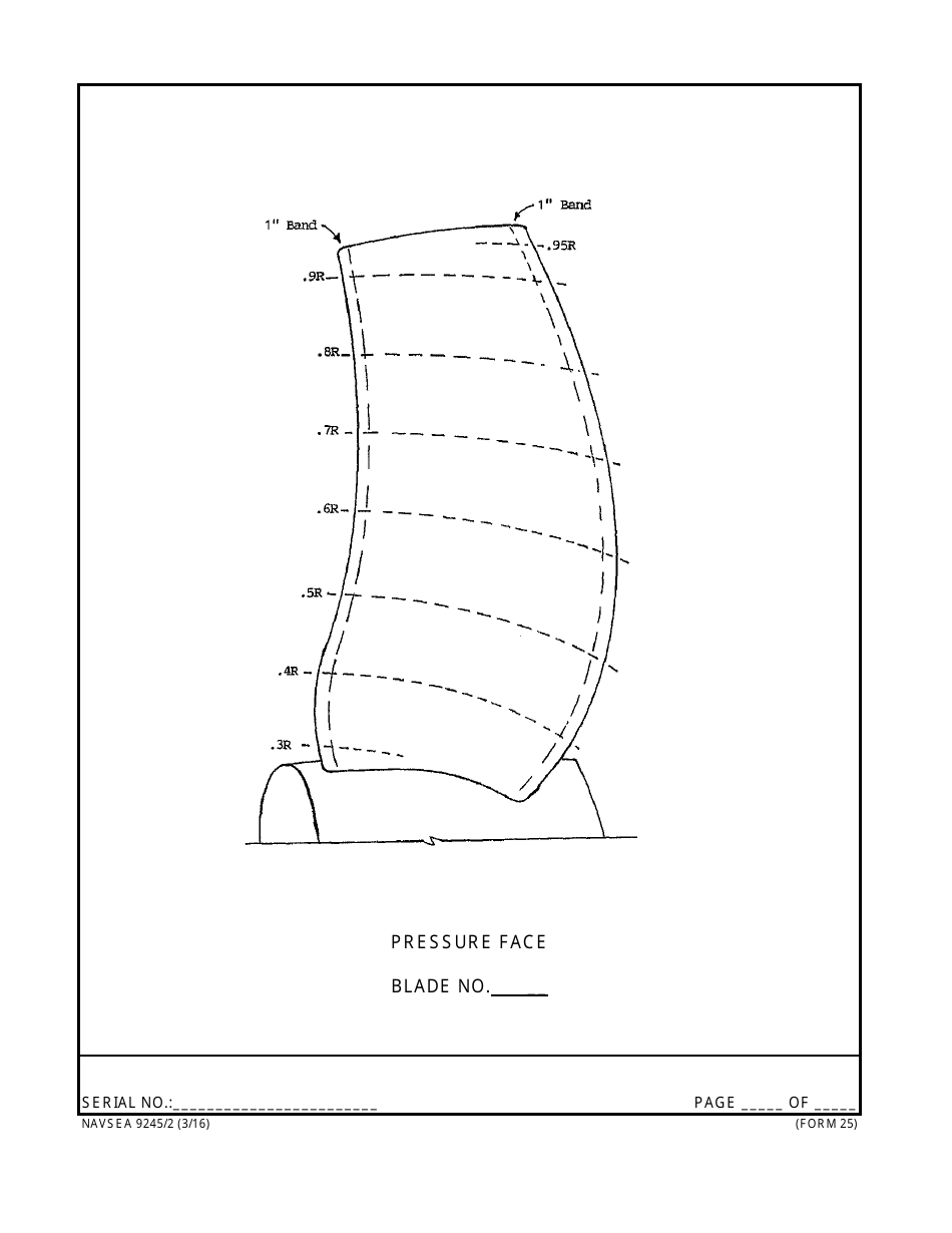 Form NAVSEA9245 / 2 Propeller and Propulsor Major Sub Assembly Visual Preservation Inspection Report, Page 25