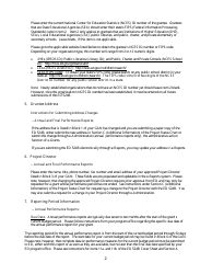 Instructions for Form ED524B &quot;Grant Performance Report&quot;, Page 2