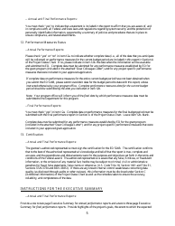 Instructions for Form ED524B &quot;Grant Performance Report&quot;, Page 5