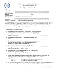 Document preview: Form ED-918 Gpra Data Collection Form - Trade Adjustment Assistance Centers
