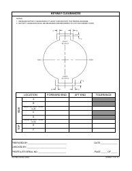 Form NAVSEA9245/4 Propeller Dimensional Inspection Report, Page 18