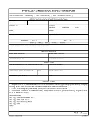 Form NAVSEA9245/4 Propeller Dimensional Inspection Report