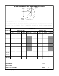 Form NAVSEA9245/4 Propeller Dimensional Inspection Report, Page 23