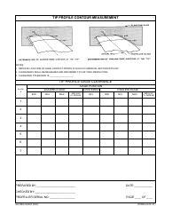 Form NAVSEA9245/4 Propeller Dimensional Inspection Report, Page 25