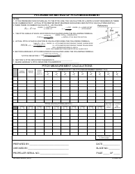 Form NAVSEA9245/4 Propeller Dimensional Inspection Report, Page 40