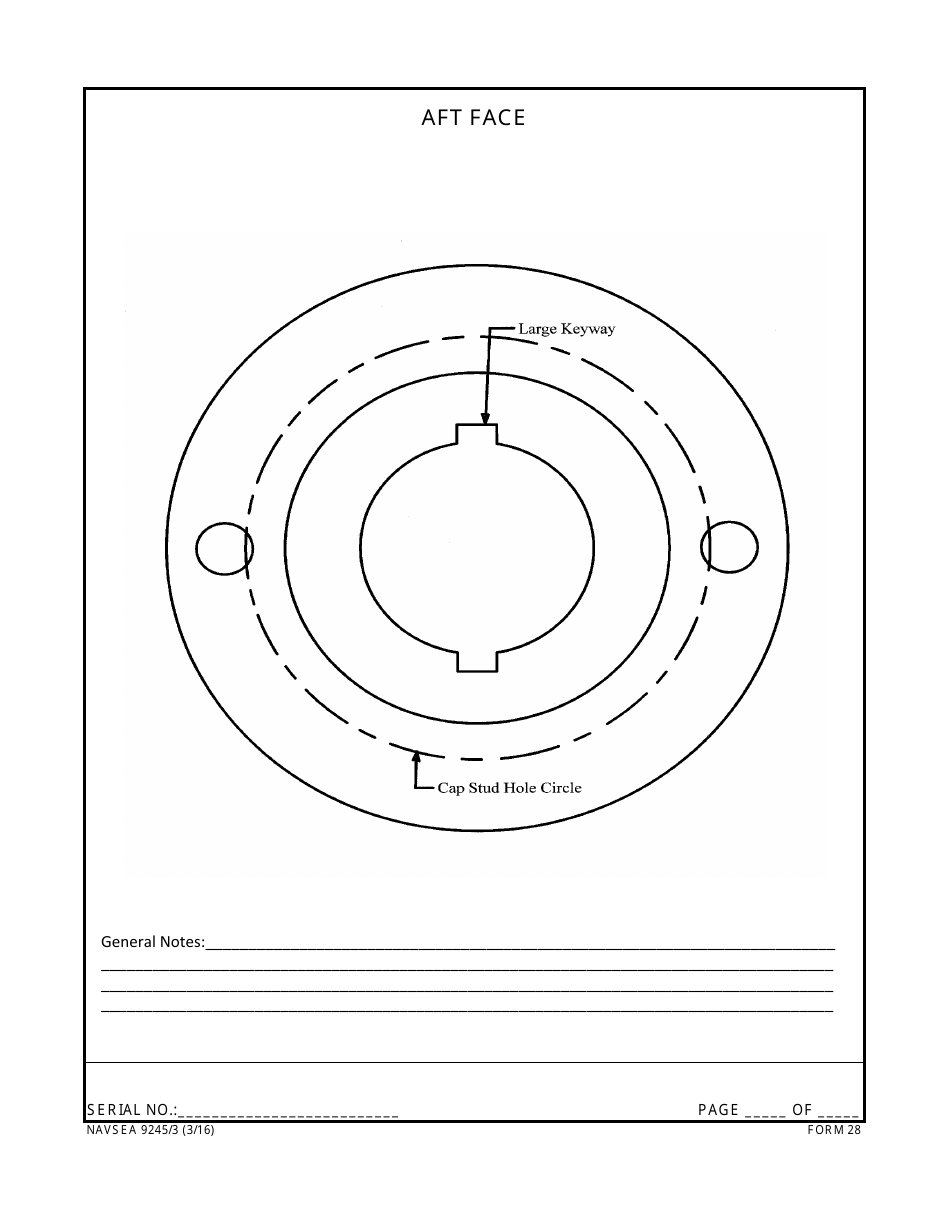 Form NAVSEA9245 / 3 Propeller Visual Technical Inspection Report, Page 28