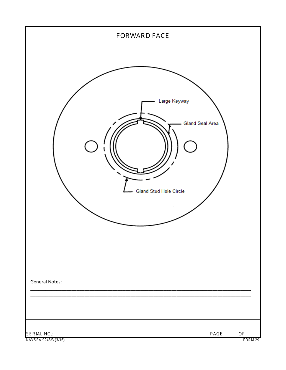 Form NAVSEA9245 / 3 Propeller Visual Technical Inspection Report, Page 29