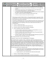 Instructions for Form EIA-411 Coordinated Bulk Power Supply and Demand Program Report, Page 11