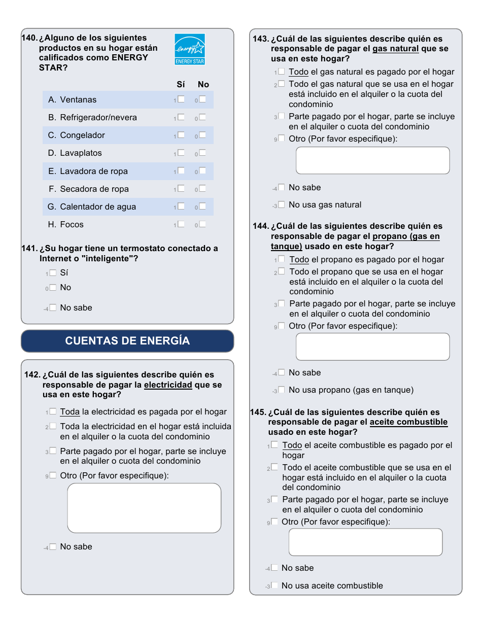 Encuesta Sobre Consumo De Energia En Hogares (Spanish), Page 16