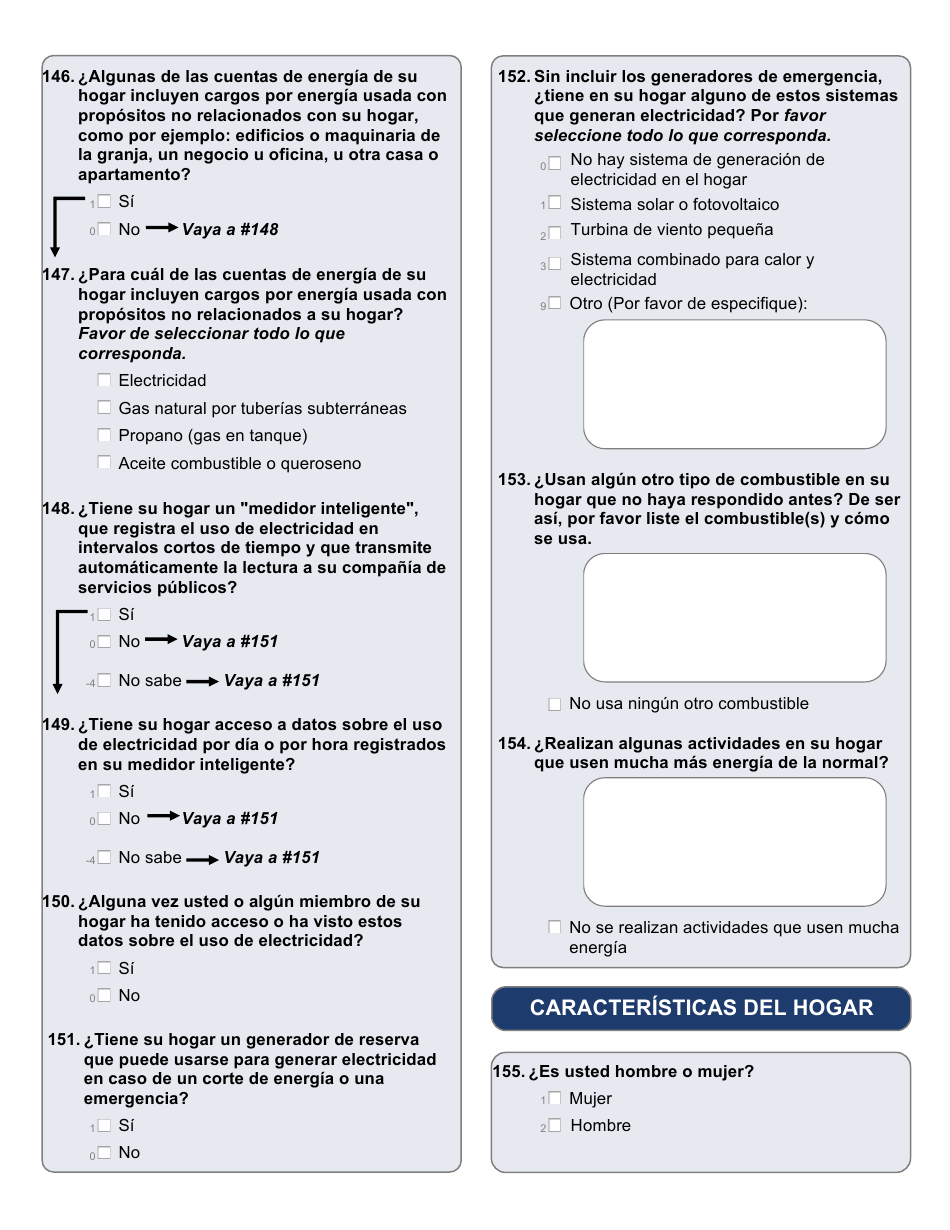 Encuesta Sobre Consumo De Energia En Hogares (Spanish), Page 17