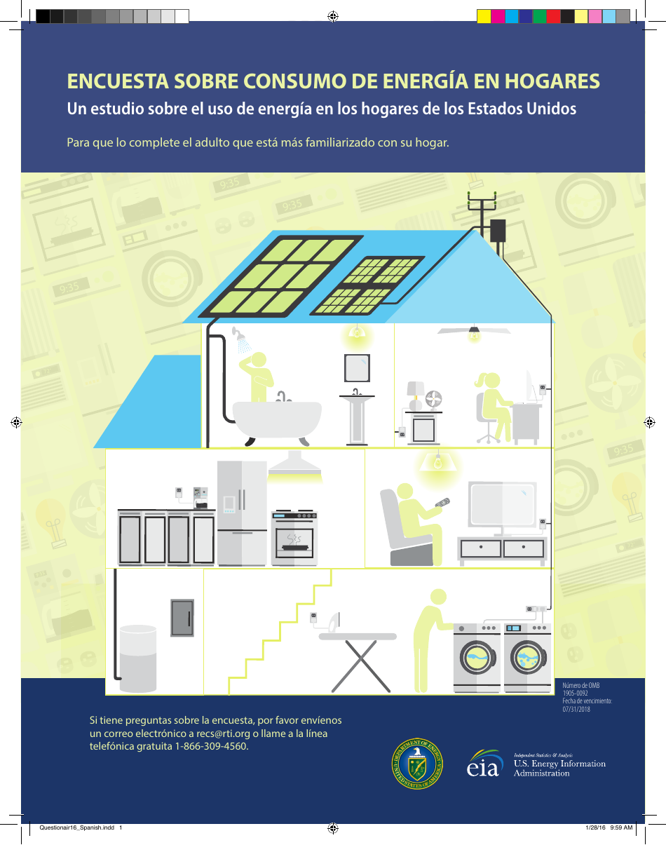 Encuesta Sobre Consumo De Energia En Hogares (Spanish), Page 1