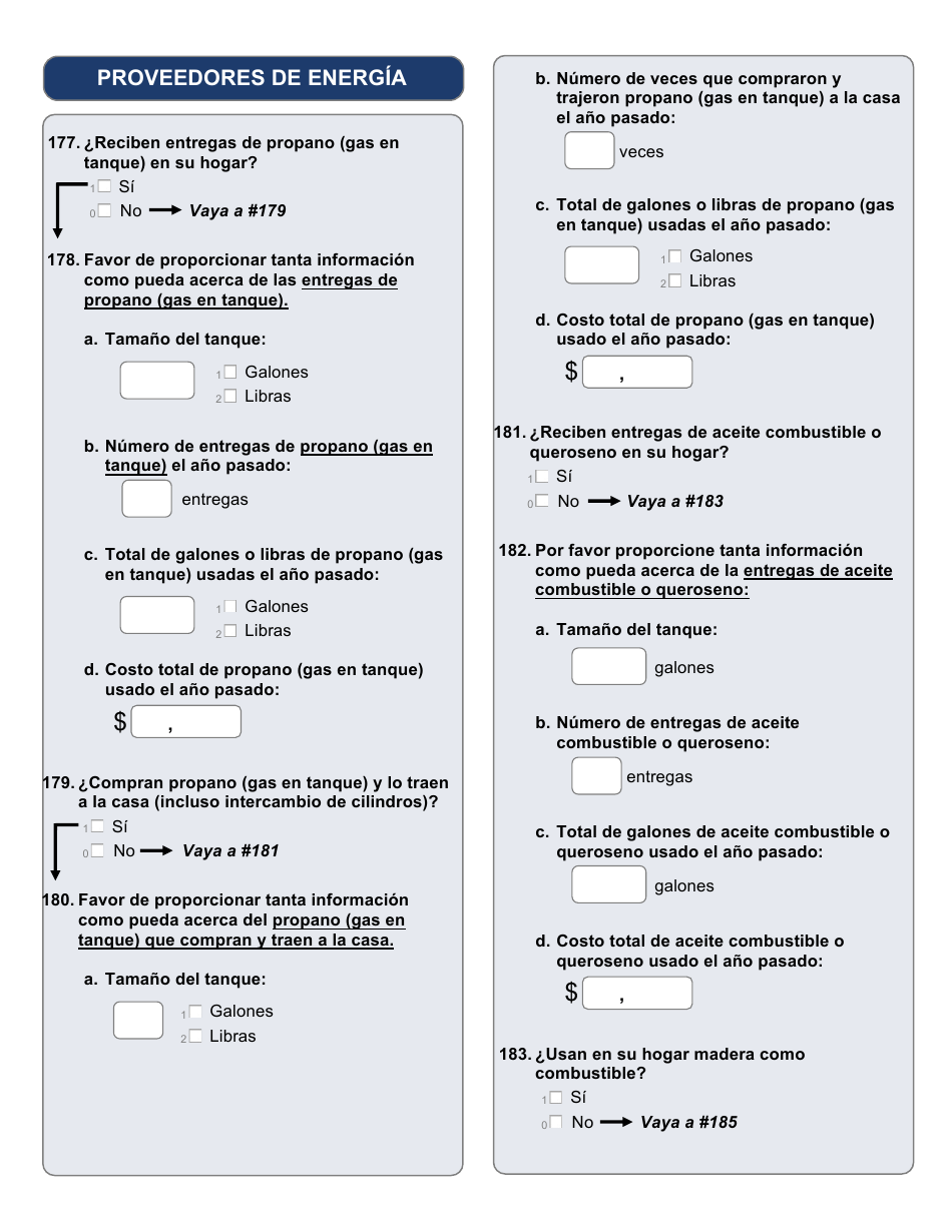 Encuesta Sobre Consumo De Energia En Hogares (Spanish), Page 20