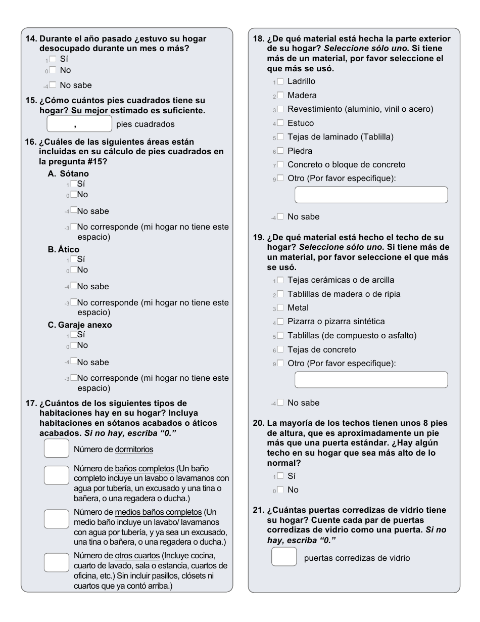 Encuesta Sobre Consumo De Energia En Hogares (Spanish), Page 3