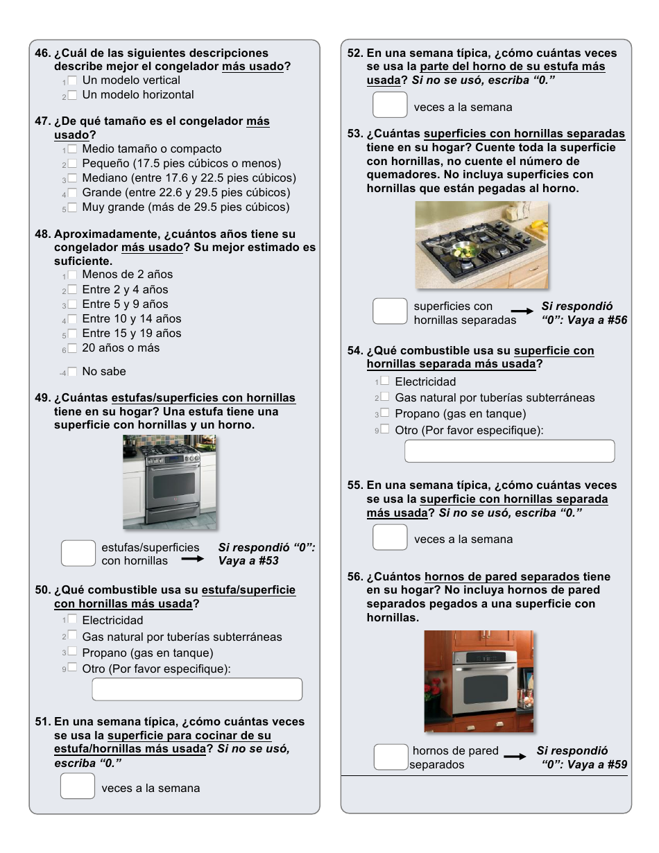 Encuesta Sobre Consumo De Energia En Hogares (Spanish), Page 6