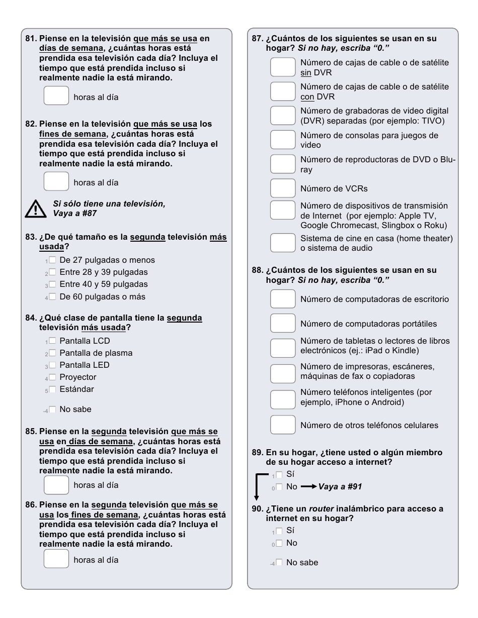 Encuesta Sobre Consumo De Energia En Hogares (Spanish), Page 9