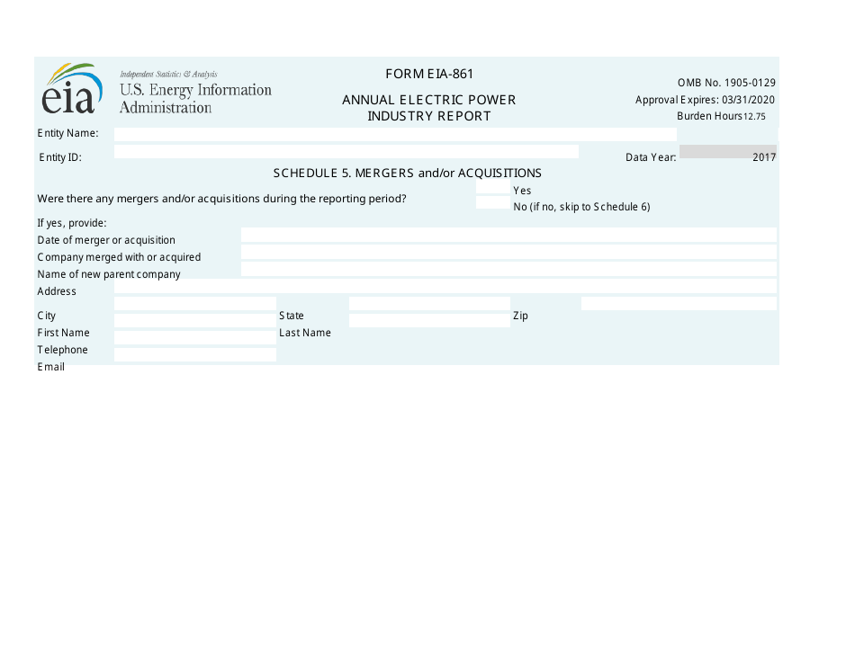Form EIA-861 Annual Electric Power Industry Report, Page 13