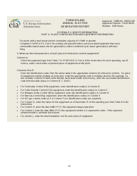 Form EIA-860 Annual Electric Generator Report, Page 25