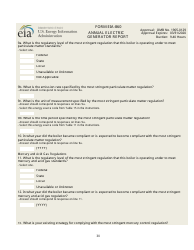 Form EIA-860 Annual Electric Generator Report, Page 30