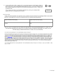 FCC Form 338 Am Station Modulation Dependent Carrier Level (Mdcl) Notification, Page 2