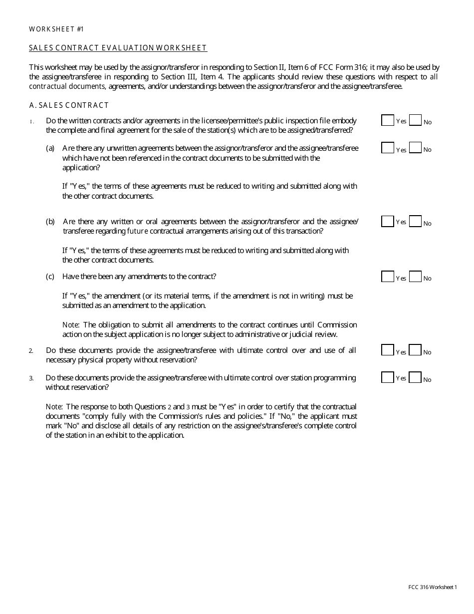 FCC Form 316 Application for Consent to Assignment of Radio Broadcast Station Construction Permit or License or Transfer of Control or Corporation Holding Radio Broadcast Station Construction Permit or License, Page 10