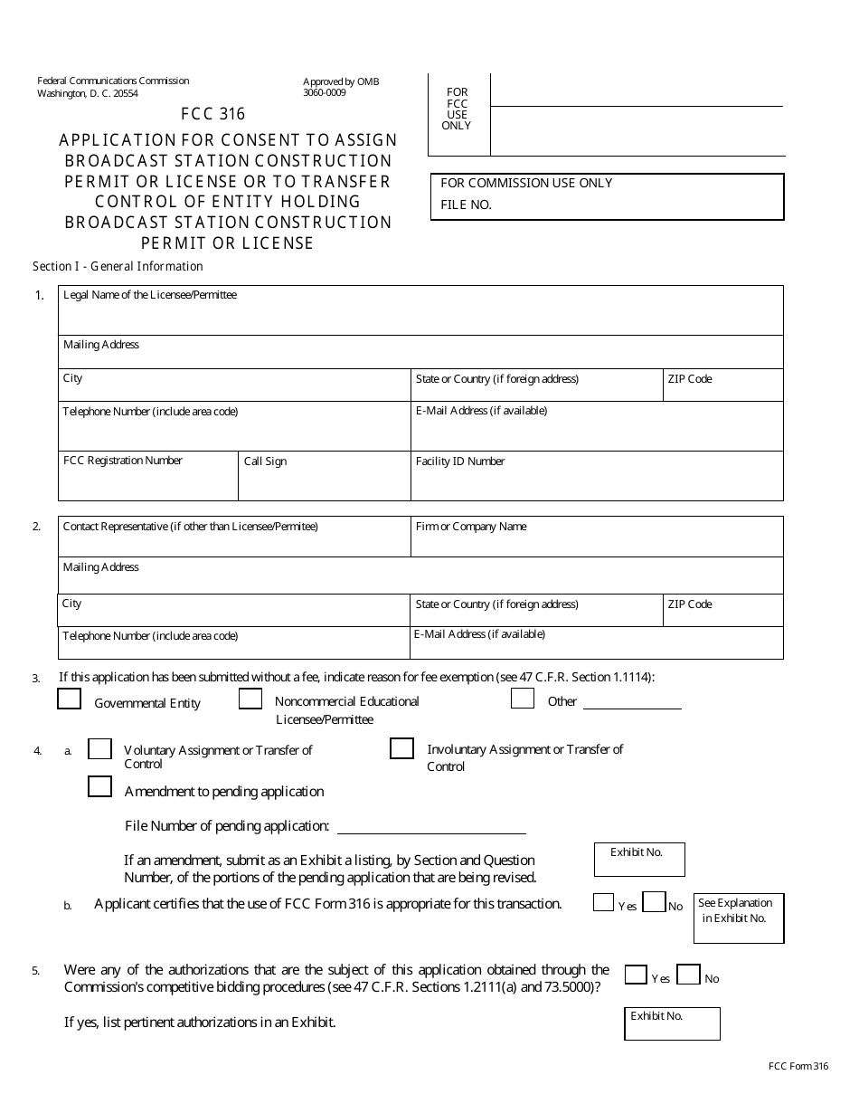 FCC Form 316 Application for Consent to Assignment of Radio Broadcast Station Construction Permit or License or Transfer of Control or Corporation Holding Radio Broadcast Station Construction Permit or License, Page 14