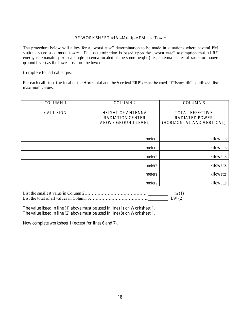 FCC Form 303-S Application for Renewal of Broadcast Station License, Page 18