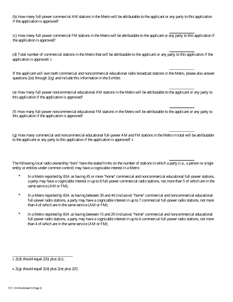 FCC Form 314 Application for Consent to Assignment of Broadcast Station Construction Permit or License, Page 17