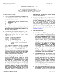 FCC Form 314 Application for Consent to Assignment of Broadcast Station Construction Permit or License