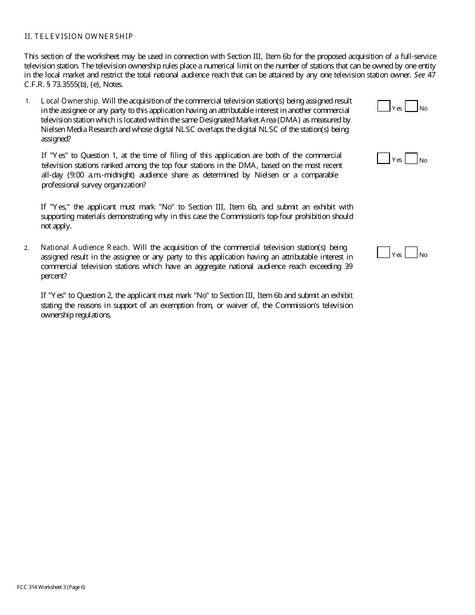 FCC Form 314 Application for Consent to Assignment of Broadcast Station Construction Permit or License, Page 21