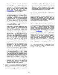 FCC Form 318 Application for Construction Permit for a Low Power Fm Broadcast Station, Page 12