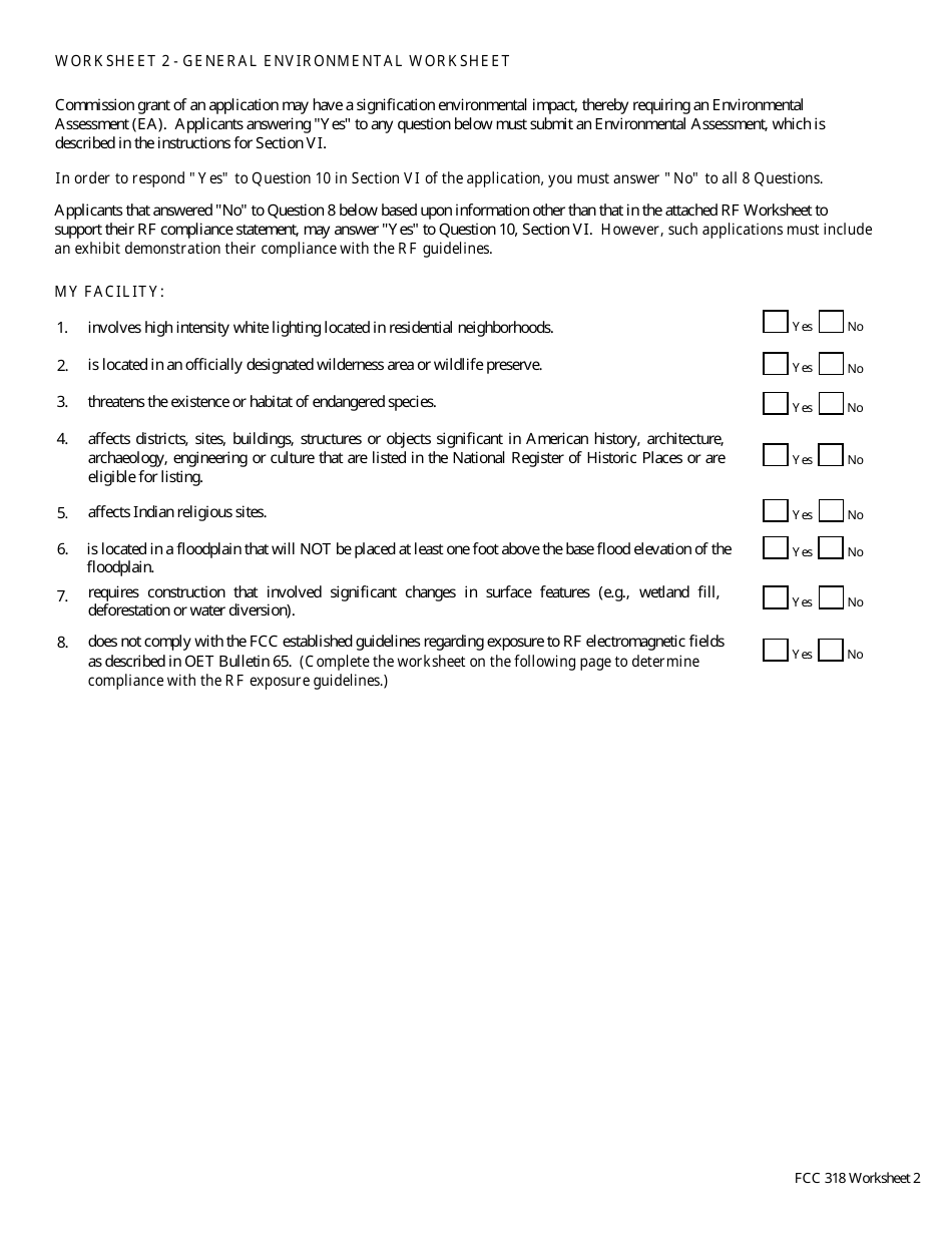 FCC Form 318 Application for Construction Permit for a Low Power Fm Broadcast Station, Page 16