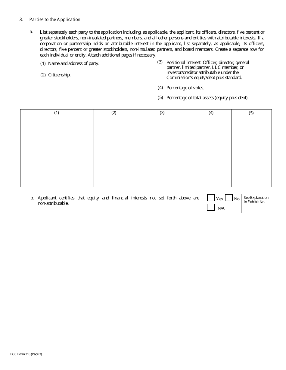 FCC Form 318 Application for Construction Permit for a Low Power Fm Broadcast Station, Page 20