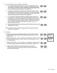FCC Form 318 Application for Construction Permit for a Low Power Fm Broadcast Station, Page 21