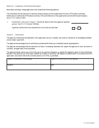 FCC Form 318 Application for Construction Permit for a Low Power Fm Broadcast Station, Page 24