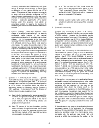 FCC Form 318 Application for Construction Permit for a Low Power Fm Broadcast Station, Page 6