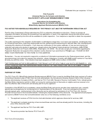 Document preview: Instructions for FCC Form 472 Billed Entity Applicant Reimbursement Form