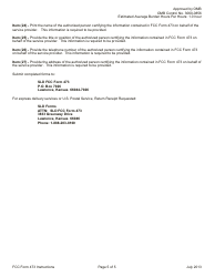Instructions for FCC Form 473 Service Provider Annual Certification Form, Page 5