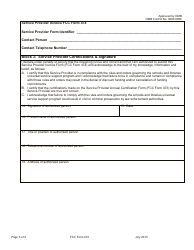 FCC Form 474 Service Provider Invoice Form, Page 3
