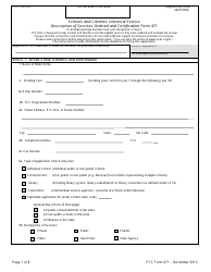 Document preview: FCC Form 471 Description of Services Ordered and Certification Form