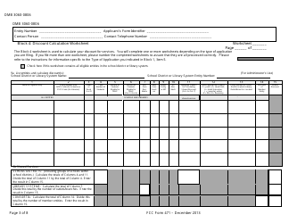 FCC Form 471 Description of Services Ordered and Certification Form, Page 3