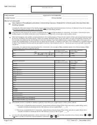 FCC Form 471 Description of Services Ordered and Certification Form, Page 5