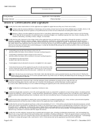 FCC Form 471 Description of Services Ordered and Certification Form, Page 6