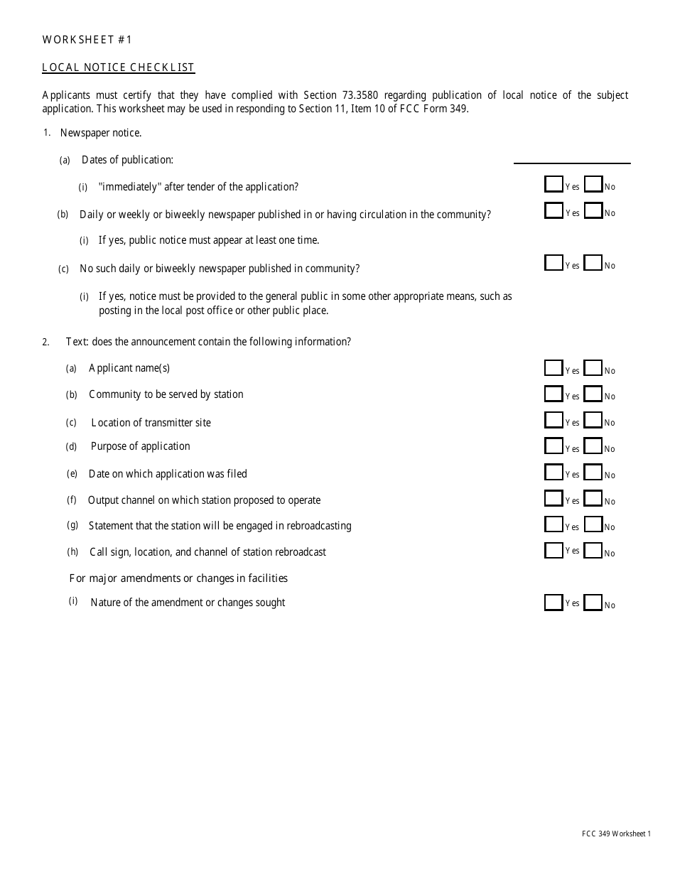 FCC Form 349 Application for Authority to Construct or Make Changes in an Fm Translator or Fm Booster Station, Page 16