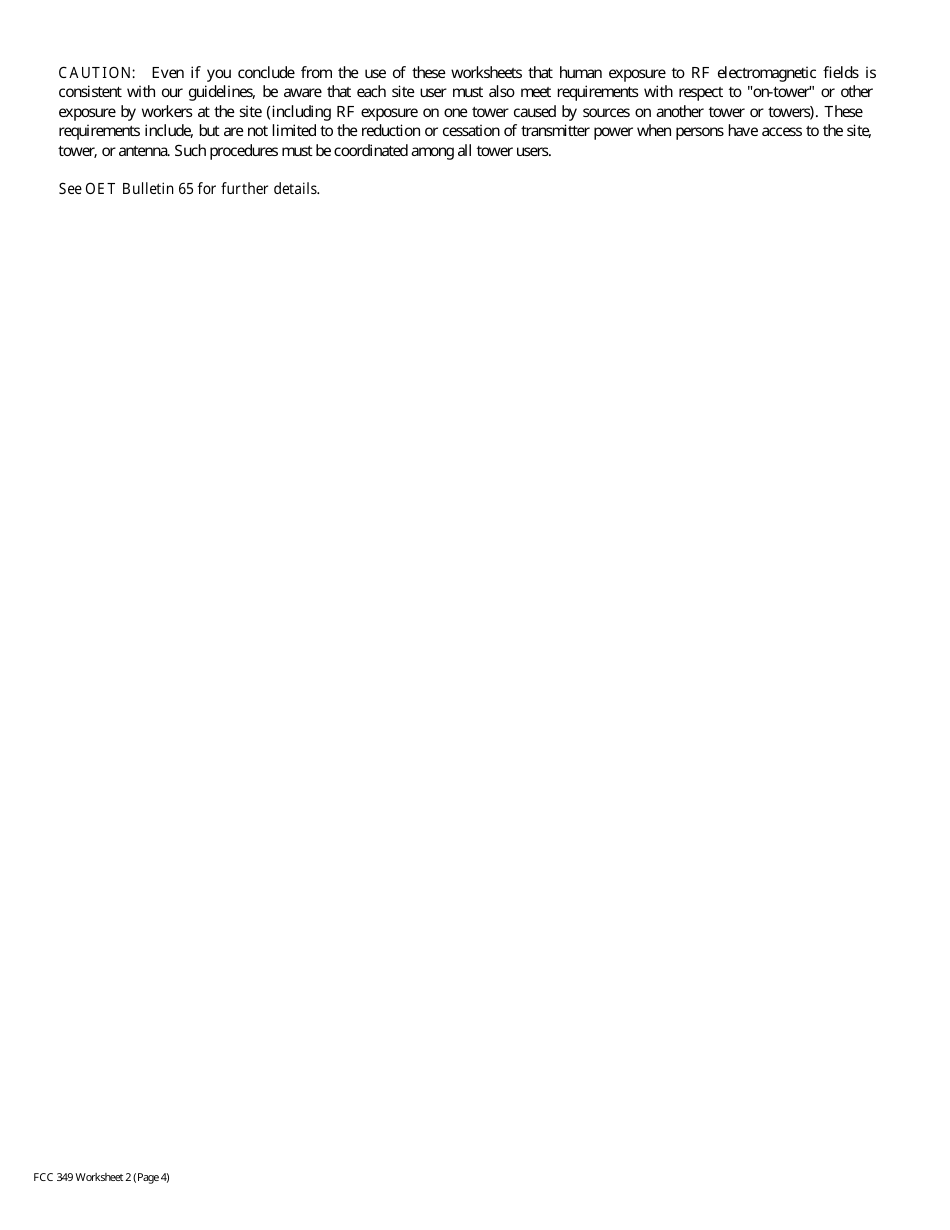 FCC Form 349 Application for Authority to Construct or Make Changes in an Fm Translator or Fm Booster Station, Page 20