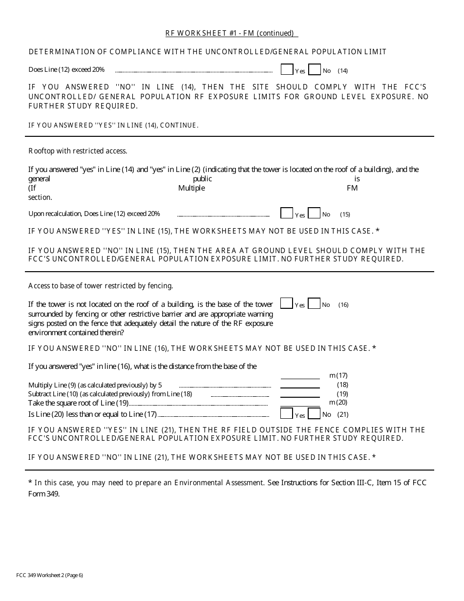 FCC Form 349 Application for Authority to Construct or Make Changes in an Fm Translator or Fm Booster Station, Page 22