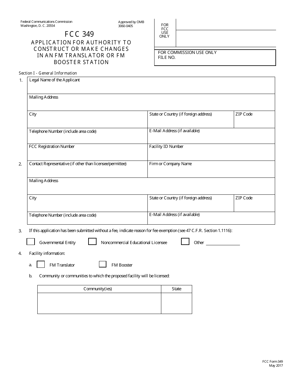FCC Form 349 Application for Authority to Construct or Make Changes in an Fm Translator or Fm Booster Station, Page 27